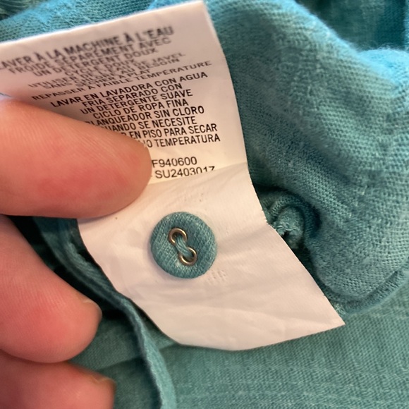 ONeill Shirt size XS brand new length 13” bust 30” teal color - Picture 9 of 13